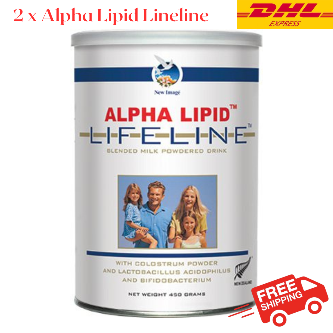 Alpha Lipid Lifeline Blended Milk Colostrum Powder (2 Cans)