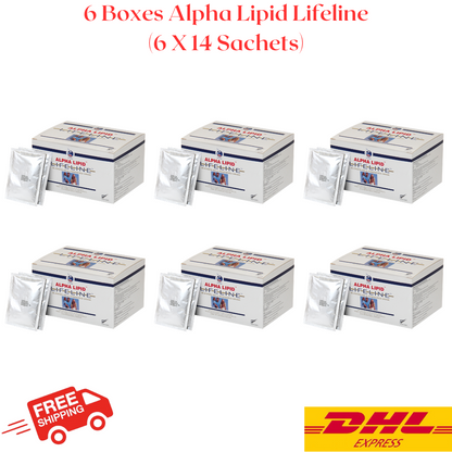 Alpha Lipid Lifeline Blended Milk Colostrum Powder (6 Boxes)