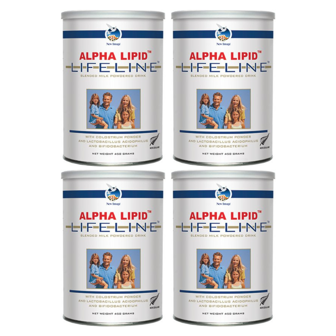 Alpha Lipid Lifeline Blended Milk Colostrum Powder (4 Cans)