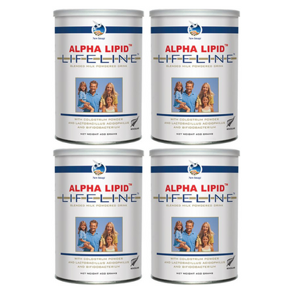 Alpha Lipid Lifeline Blended Milk Colostrum Powder (4 Cans)